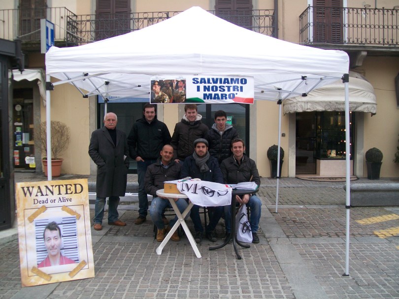 gazebo in Piazza Roma