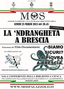 Locandina evento 25 Marzo